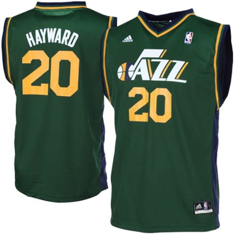 gordon hayward utah jazz nba adidas women's green replica jersey|gordon hayward injury update.